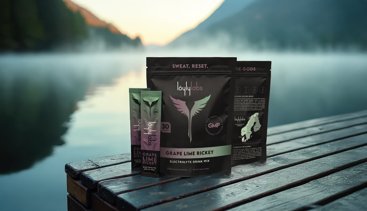 Electrolyte Hydration Stick Pack - Grape Lime Rickey - 30 Pack